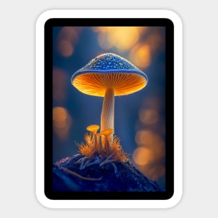 Mushroom Forest Calm Tranquil Nature Peaceful Season Outdoors Sticker